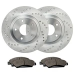Front Drilled Brake Rotors + Pads 2015-2021 2022 2023 Ford Mustang. Fixed Price $143.59.