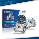 Pair Front Disc Brake Calipers W/ Brackets For 1999 - 2004 Jeep Grand Cherokee. Fixed Price $127.05.