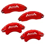 Aooa Caliper Covers Red With White Character Brake Aluminum Fits Ford .... Fixed Price $350.00.