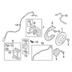 For Mini Cooper 2005-2024 34116768190 Disc Brake Caliper Anchor Plate Bolt. Fixed Price $12.08.