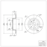 ERE-01009 R1 Concepts Brake Disc Rear Driver Passenger Side For Chevy Verona. Fixed Price $45.16.