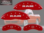 2006-2010 Dodge 1500 Front Rear Red Mgp Brake Disc Caliper Covers Ramhead. Fixed Price $269.99.
