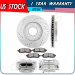 Front Brake Rotors Calipers With Ceramic Pads For 2006 2007 2008 Lincoln Mark Lt. Fixed Price $251.35.