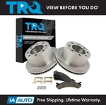 Trq Rear Brake Rotor & Ceramic Pad Set For Chevy Express Gmc Savana Dually. Fixed Price $204.95.