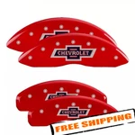 Mgp 14252SBANRD Gloss Red Caliper Covers For 19-21 Chevy Silverado 1500. Fixed Price $299.99.