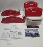 Caliper Covers 4 Engraved Front/rear Red Powder Coat Silver 22225SMGPRD. Fixed Price $99.99.