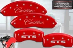 2005-2011 "cadillac Sts" JE5 Front + Rear Red Mgp Brake Disc Caliper Covers 4PC. Fixed Price $299.99.