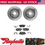 Rear Brake Rotors + Ceramic Pads & Hardware For 2007-2015 Mazda CX-9. Fixed Price $225.96.