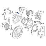 Ford Mustang 2015-2025 W717394S439 Front Disc Brake Caliper Bolt. Fixed Price $12.78.