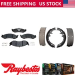 Front Rear Kit Metallic Brake Pads & Shoes For 1990 Jeep Wagoneer Wrangler. Fixed Price $114.92.