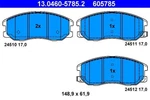 Ate Disc Brake Pad Set For Opel Chevrolet Antara Captiva Sport 4817764. Fixed Price $56.36.