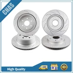 Front Rear Drilled And Slotted Brake Rotors For 2007-2018 Cadillac Escalade Gmc. Fixed Price $205.78.