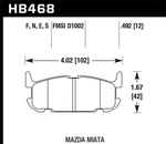 Hawk Hps Disc Brake Pad P/n HB468F.492. Fixed Price $167.39.