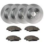 Front & Rear Brake Rotors + Ceramic Pads Ford Fusion Mkz Mazda 6 Milan. Fixed Price $168.55.