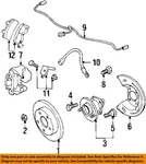 Gm Oem 95-05 Aurora Rear Suspension Brake Components-caliper Mount Bolt 12337935. Fixed Price $38.43.