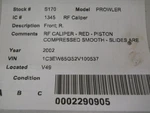Passenger Right Caliper Front Fits 97 99-02 Prowler 242795. Fixed Price $77.60.