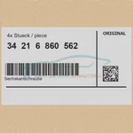 4X Genuine Mini 34216860562 - Hex Bolt M8X1. Fixed Price $95.69.