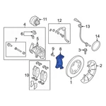 Ford E-transit 2022-2026 MK4Z2B511A Rear Disc Brake Caliper Bracket. Fixed Price $124.96.