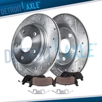 12.99" Rear Drilled Rotor Brake Pad For 11-20 Jeep Grand Cherokee Dodge Durango. Fixed Price $100.96.