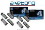 Front+rear Akebono Pro-act Ultra-premium Ceramic Brake Pads Usa Made AK96612. Fixed Price $138.95.
