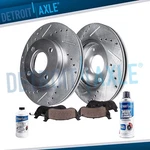 6PC Front Drilled Brake Rotors Pads Kit 2000 2001 2002 2003 2004 Ford Focus. Fixed Price $98.58.