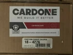 New Cardone 18-4276 Remanufactured Friction Choice Caliper. Fixed Price $29.99.