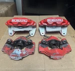 06-07 Subaru Wrx Oem Full Red Caliper Set 4-POT Fronts New Pads + 2-POT Rears. Fixed Price $699.99.
