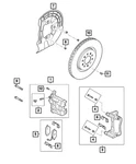 Genuine Mopar Disc Brake Pin Kit 68507682AA. Fixed Price $24.65.