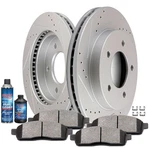 Drill Front Brake Pads And Rotors Ford F-150 Flotillera Xlt 4.2L 308MM. Fixed Price $130.01.