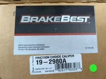 Disc Caliper Cardone 19-2980A Reman Brakebest. Fixed Price $44.99.