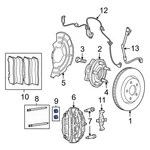 For Jeep Grand Cherokee 06-12 5174318AA Front Disc Brake Caliper Pin Boot. Fixed Price $43.70.