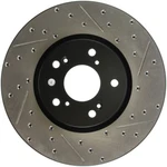 Stoptech 127.40062L Front Left Drilled Slotted Disc Brake Rotor For 2004-2008. Fixed Price $210.43.
