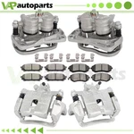 Front & Rear Brake Calipers And Ceramic Pad Kit For 2005-2006 Saab 9-2X. Fixed Price $188.96.