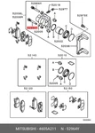 Genuine Oe Pin Disc Brake 4605A211 For Mitsubishi 4605-A211. Fixed Price $7.01.