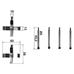 For Porsche 911 1984-1989 Ate Rear Disc Brake Caliper Hardware Kit. Fixed Price $42.32.