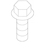 Genuine Mitsubishi Fuel Tank Assembly Mount Bolt MS240121. Fixed Price $5.28.