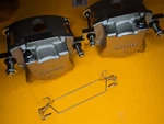 Nos Mopar B-body Correct Kelsey-hayes Pin-type Calipers Zinc Plated Chrome Pistn. Fixed Price $428.88.