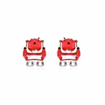 Power Stop Brake Calipers For Honda Fit 2007 2008 Front Red W/brackets Pair. Fixed Price $337.44.
