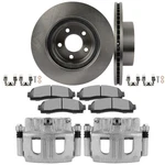 Front Pair Brake Calipers Rotors And Ceramic Pads 01-02 Ford Explorer Sport. Fixed Price $198.05.