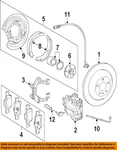 Rear Brake-backing Plate Splash Dust Shield 1644230120. Fixed Price $65.80.