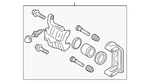 Genuine Nissan Disc Brake Caliper 44001-3YW0A. Fixed Price $744.11.