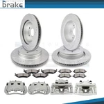 Front Rear Brake Calipers Ceramic Pad Drill Slot Rotor For Dodge 1500 09-10. Fixed Price $412.71.