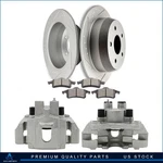 Rear Brake Caliper With Rotors & Ceramic Pad For Jeep Grand Cherokee 1999-2004. Fixed Price $154.86.