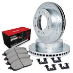 WGUH1-40517 R1 Concepts 2-WHEEL Set Brake Disc And Pad Kits Rear For Ram 3500. Fixed Price $419.12.