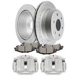Rear For 1999-03 Chevrolet Silverado 1500 Brake Calipers Rotors Pads 8PCS. Fixed Price $187.24.