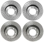 Brembo Front & Rear Drilled Brake Disc Rotors Kit For Porsche Boxster Cayman 2.7. Fixed Price $417.96.