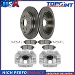2X Rear Brake Calipers Rotors W/ceramic Pads Fits 2008 - 2017 Buick Enclave. Fixed Price $157.05.