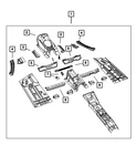 Genuine Mopar Front Side Rail Extension Right 68043924AA. Fixed Price $44.84.