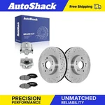 Front Drilled Slotted Brake Rotors Premium Pads Calipers For Honda, Civic 06-11. Fixed Price $170.89.