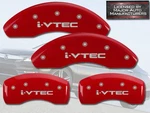 2008-2012 Honda Accord Ex V6 Front + Rear Red Mgp Brake Caliper Covers "i-vtec". Fixed Price $299.99.
